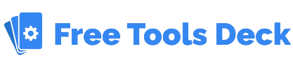 Free Tools Deck